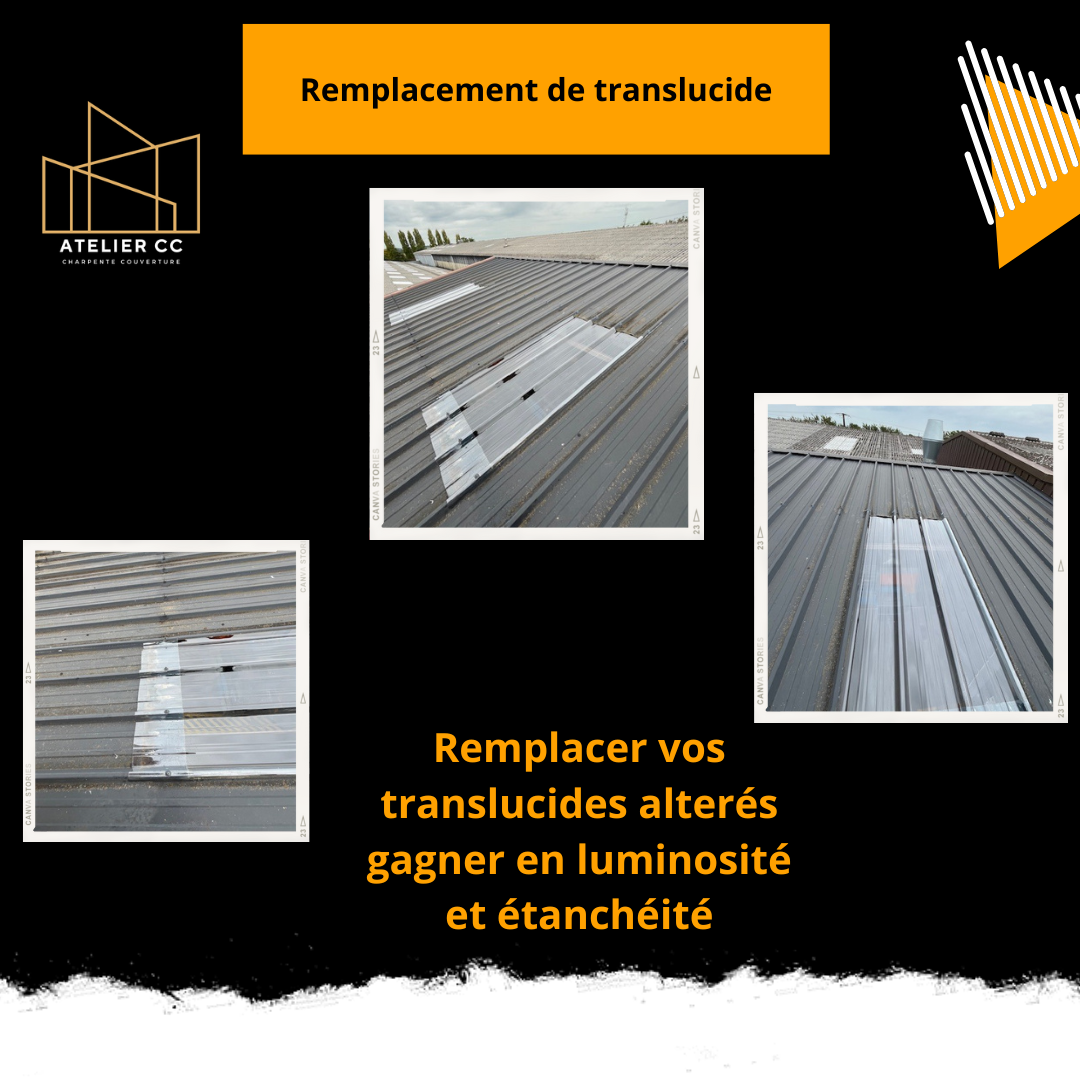 Remplacement de translucide